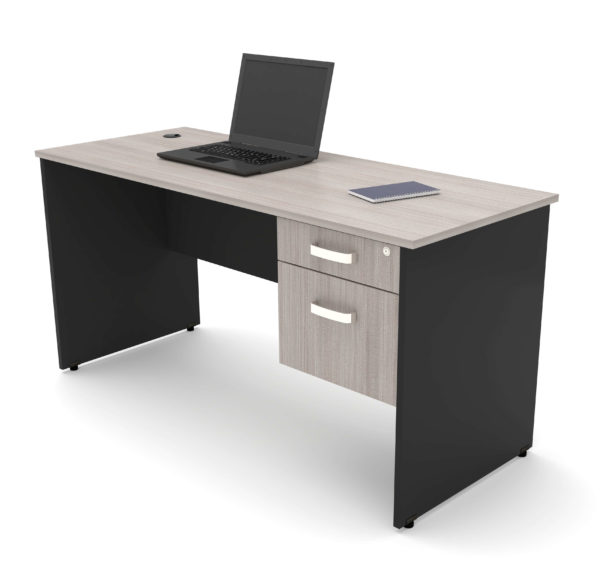 Escritorio con pedestal Escritorio con pedestal