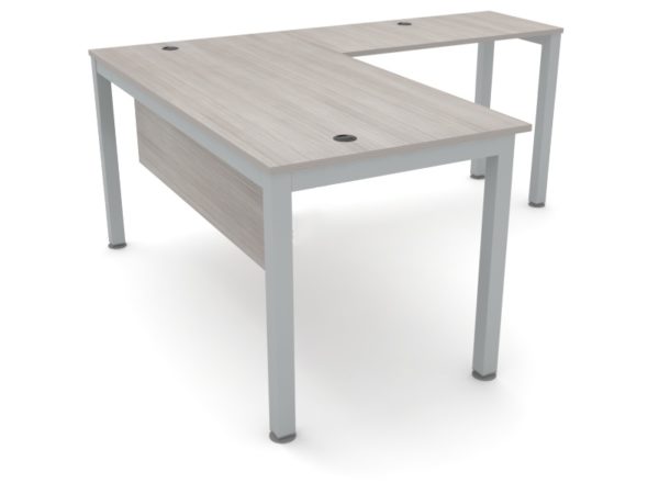 Escritorio escuadra pata metalica Escritorio escuadra pata metalica