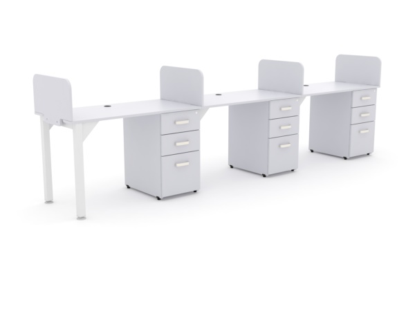 Modulo de oficina 3 personas Modulo de oficina 3 personas