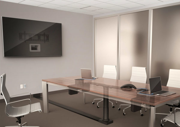 Mesa de juntas pasa cables Mesa de juntas pasa cables